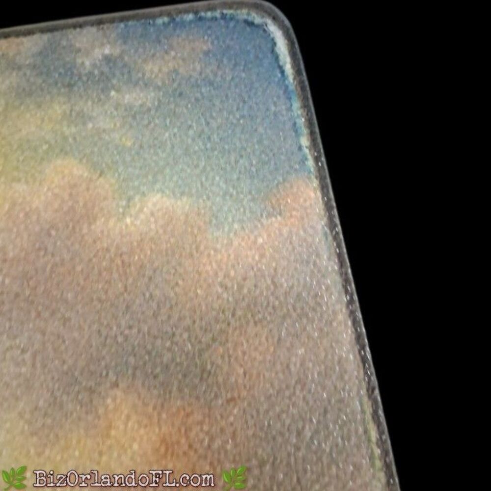 VINTAGE: Crashing Waves / Lighthouse / Sunset Scene Tempered Glass Cutting Board - Picture 8 of 8